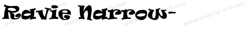 Ravie Narrow字体转换